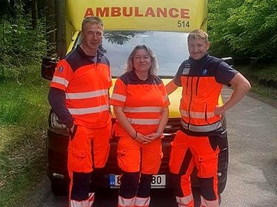 Zdravotnická asistence na Rallye Český Krumlov